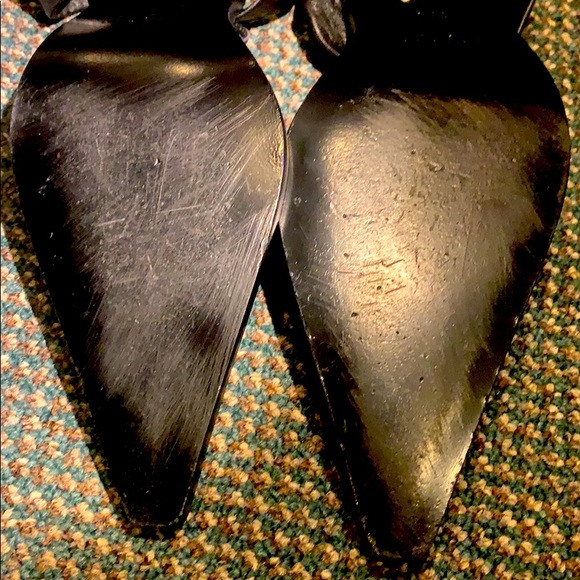 Ann Demeulemeester🖤Leather Wrap Kitten Heel Pumps - Picture 7 of 13